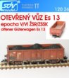 12026 SDV Model - Otevřený nákladní vůz Es 13 ŽSR/ZSSK/ZSSK-C, stavebnice