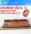 12031 SDV Model - Otevřený nákladní vůz Es 13, stavebnice