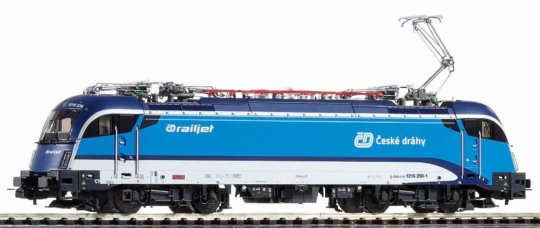 59845 PIKO - Elektrická lokomotiva řady Rh 1216 "Railjet", DCC se zvukem