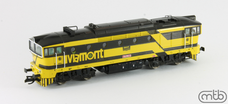 Motorová lokomotiva VIAMONT750 059 TT