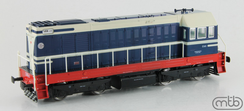 (HO) Diesel-elektrická lokomotiva řady 721 (ex. T458.0/1) ČSD