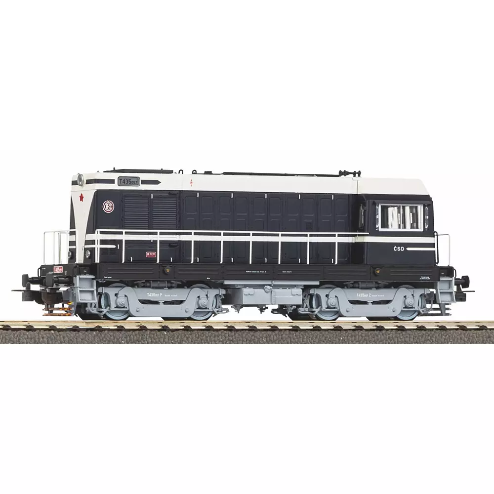 52438 PIKO - Dieselová lokomotiva T435, HO DCC PluX22 se zvukem