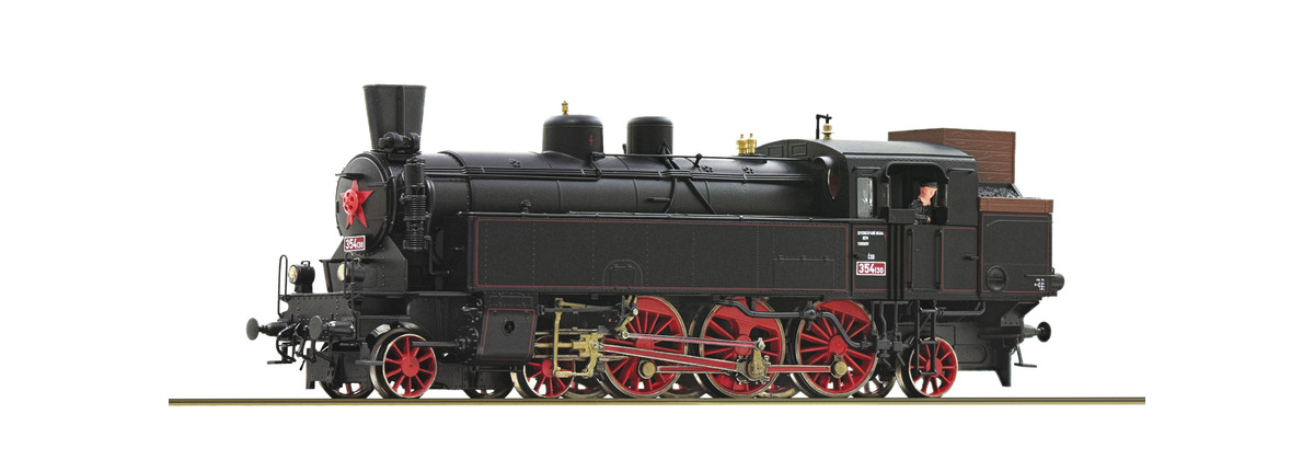 70080 Roco - Parní lokomotiva řady 354.1, DCC  (HO)se zvukem