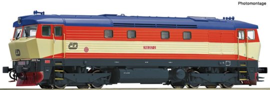 7300008 Roco - Dieselová lokomotiva řady 749 257 ČD (HO)