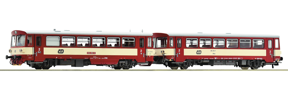 70376 Roco - Motorový vůz řady 810 458 s přípojným vozem