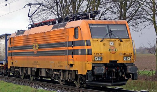 04473 Tillig TT Bahn - Elektrická lokomotiva řady 189 091 "MRCE / Rotterdam Rail Feeding B.V."