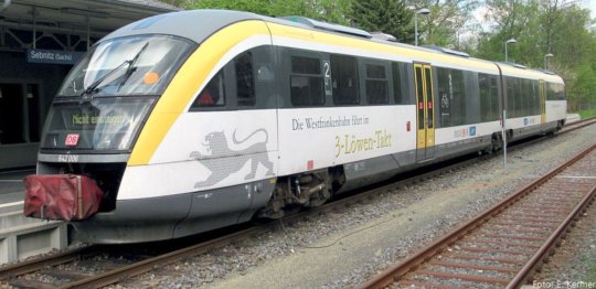 04886 Tillig TT Bahn - Dieselová jednotka BR 642 "Werbung", Desiro