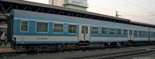 12602 Tillig TT Bahn - Rychlíkový vůz 2.třídy Byee se středními vstupy, typ Halberstadt