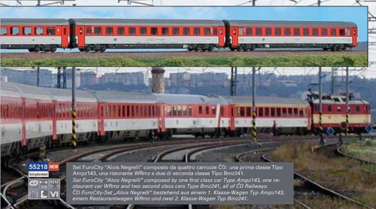 55218 A.C.M.E. - CD EuroCity 173/174 “Alois Negrelli”