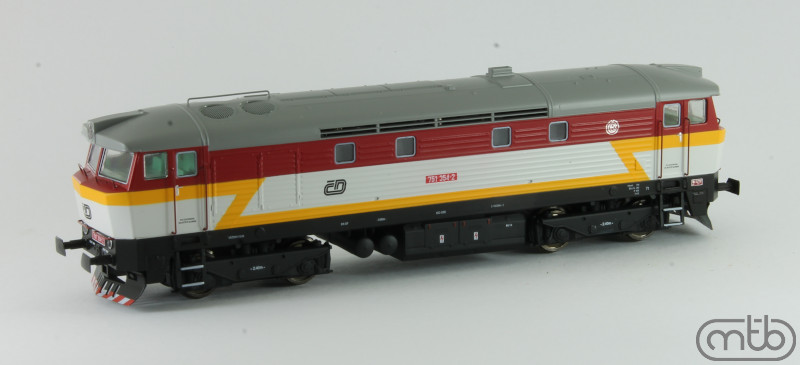 Diesel-elektrická lokomotiva řady 749/751 ČD (HO)