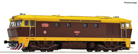 Dieselová lokomotiva řady 752 068-7, DCC se zvukem