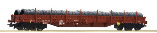 6600183 Roco - Plošinový vůz s klenicemi Res
