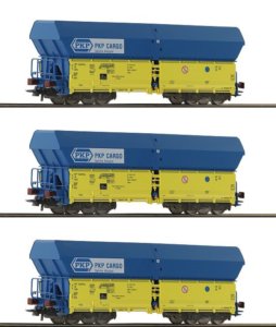 6600136 Roco - 3- dílný set výsypných vozů Falns