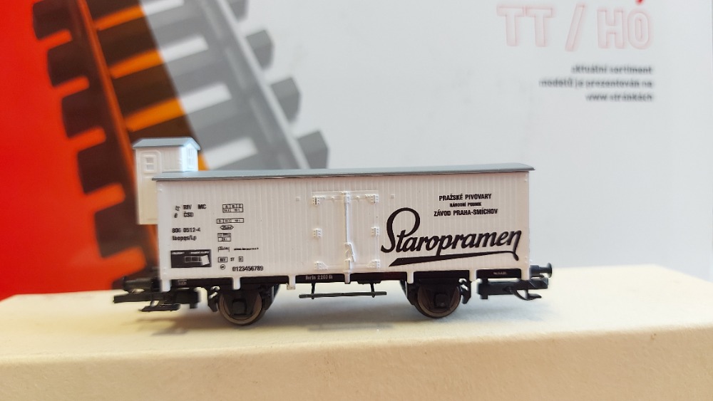 Uzavřený nákladní vagon Staropramen ČSD Tillig limit edice