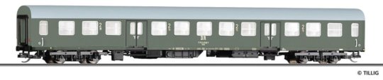 12609 Tillig TT Bahn - Rychlíkový vůz 2.třídy Bmhe se středními vstupy