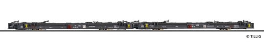 05974 Tillig H0 Bahn - Podvalníkové vozy Rollwagen Rf4 "HSB"