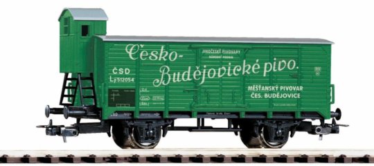24561 PIKO - Pivní vůz "Česko-Budějovické pivo" s brzdařskou budkou
