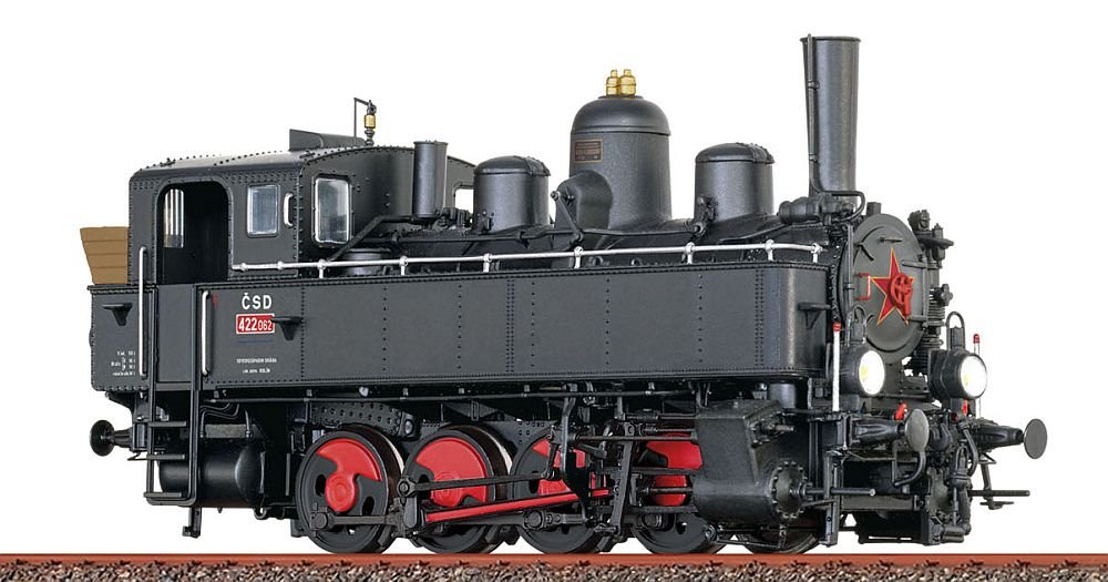 Brawa 40649 Parní lokomotiva řady 422.0 DCC se zvukem HO