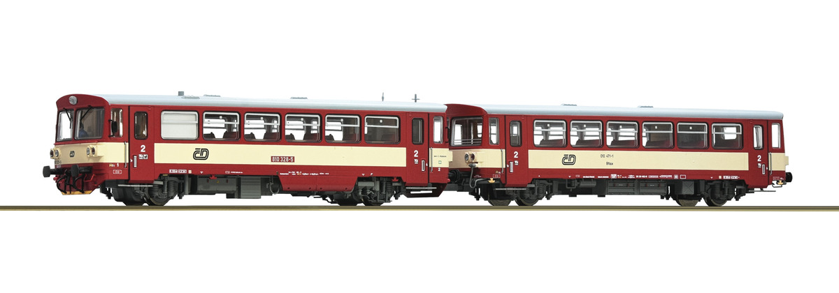 Roco 7700022 Motorový a přípojný vůz ČD (HO)