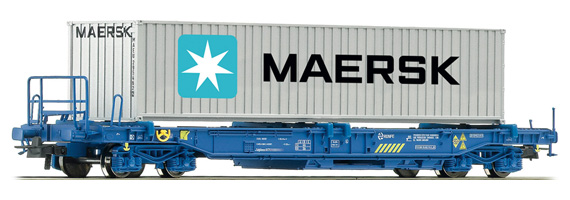 Roco 76752 plošinový kontejnerový vůz Maersk (HO) 