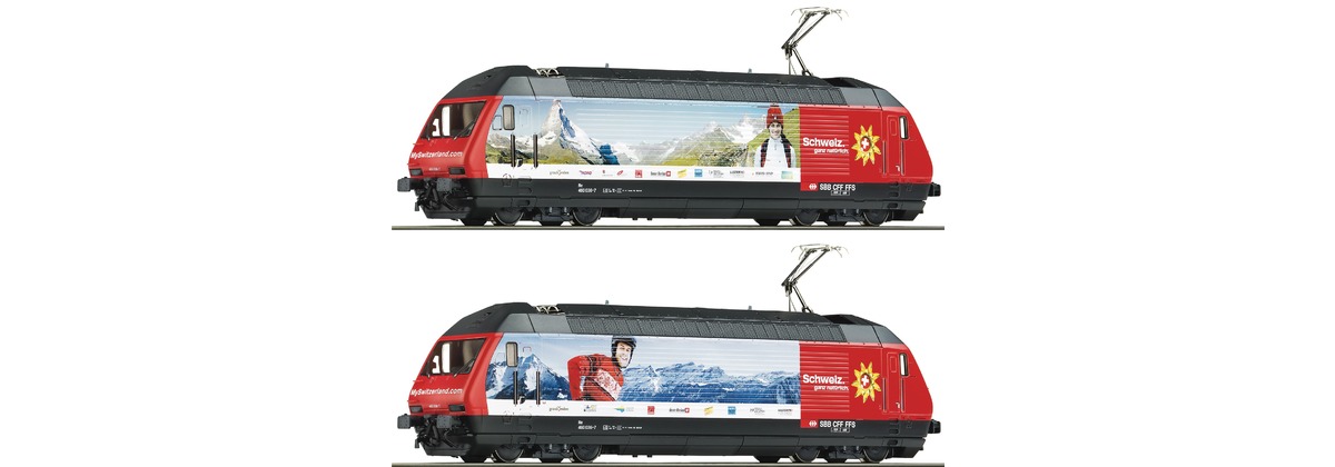 Roco 62706 elektrická lokomotiva SBB RE 460 vybavena zvukovým dekodérem (HO)