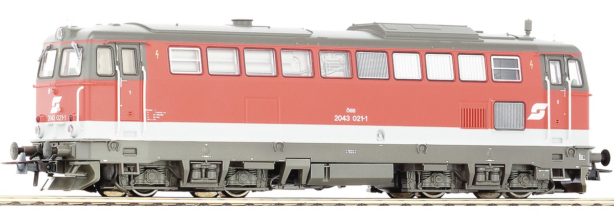 Roco 62884 dieselová lokomotiva Rh 2043 ÖBB se zvukem (HO)