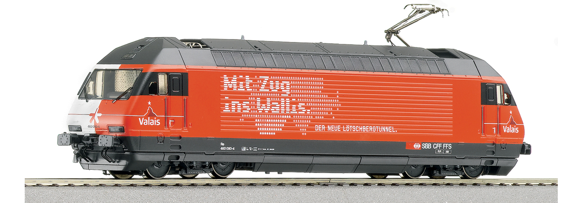 Roco 62698 elektrická lokomotiva Re 460 „Wallis“ SBB se zvukem (HO)