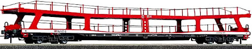 Roco 47126 vagón na přepravu aut DB (HO)