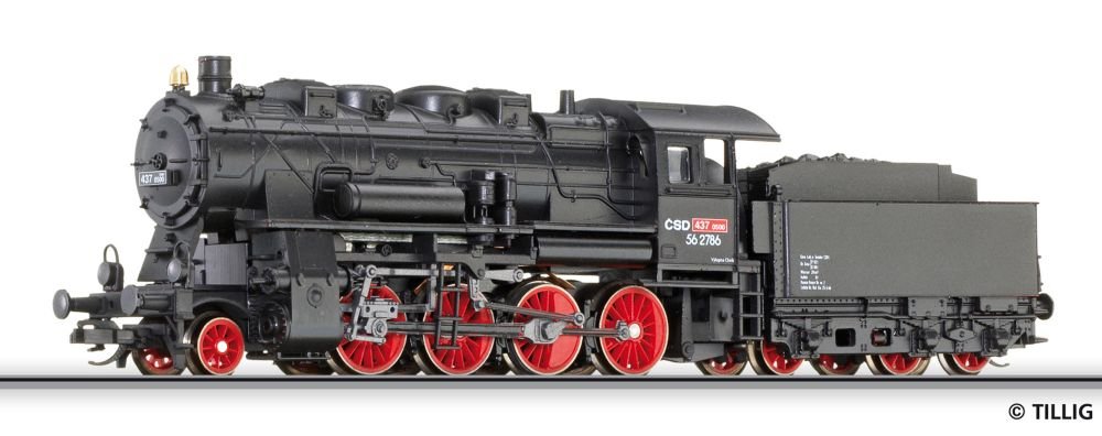 502572 Tillig TT Bahn - Parní lokomotiva řady 437 (ex. 02162)