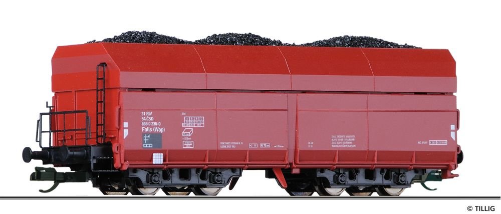 502569 Tillig TT Bahn - Výsypný vůz řady Falls ČSD (ex 15203)