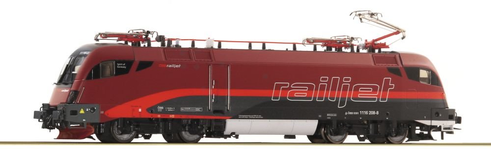 7590046 Roco - Elektrická lokomotiva řady Rh 1116 „Railjet“, DCC se zvukem TT