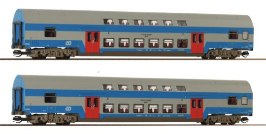 6280044 Roco - Souprava dvou patrových vozů Bmto