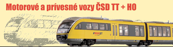 Motorové a prívesné vozy ČSD TT + HO